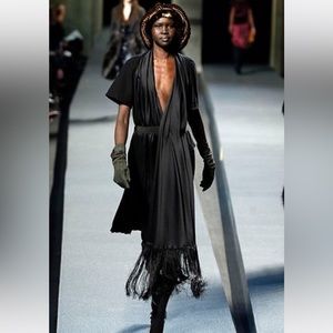 NWT Marc Jacobs Autumn/Winter 2006 RTW Collection Wool Fringe Y2K